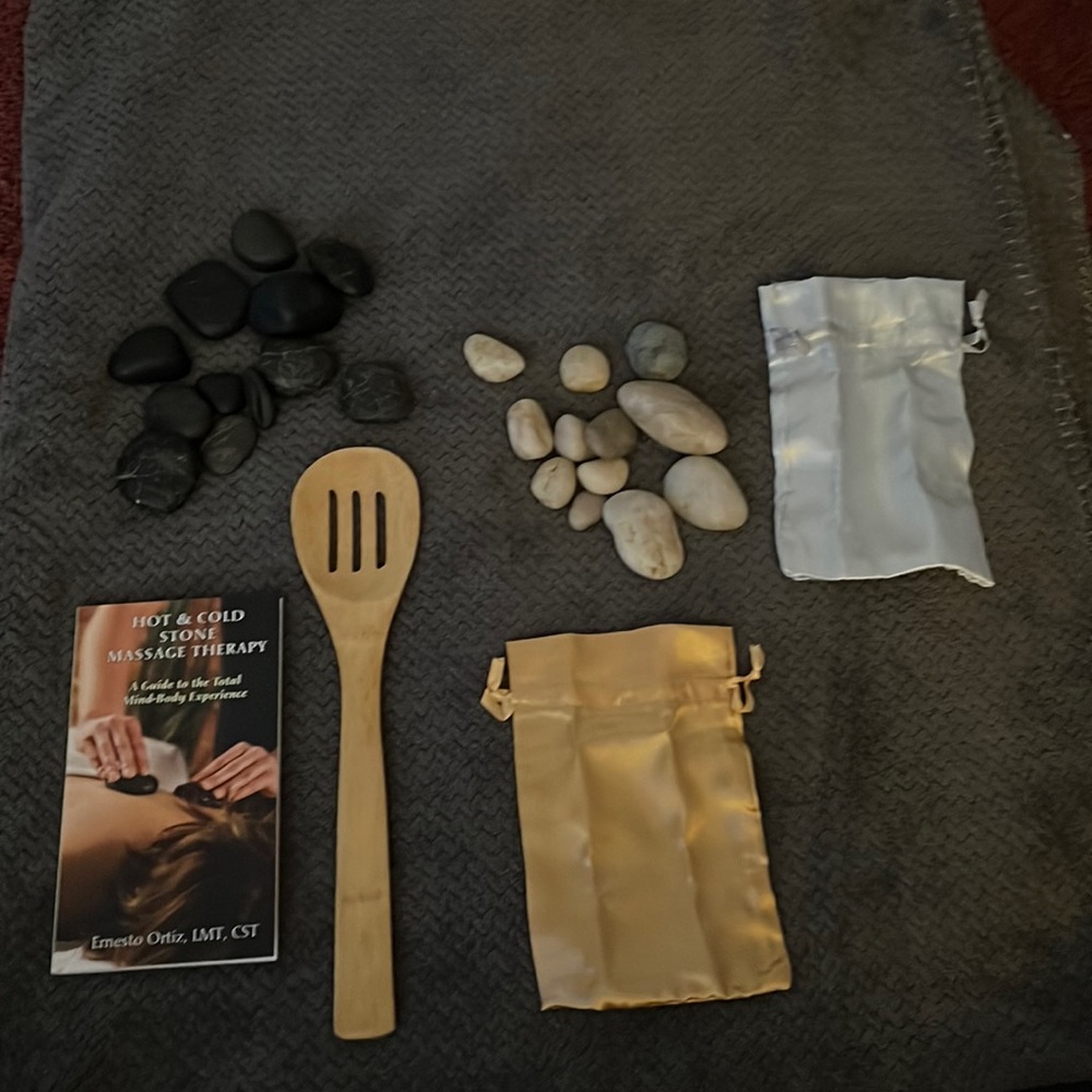 Hot & Cold Stone Massage Therapy Kit NWOT